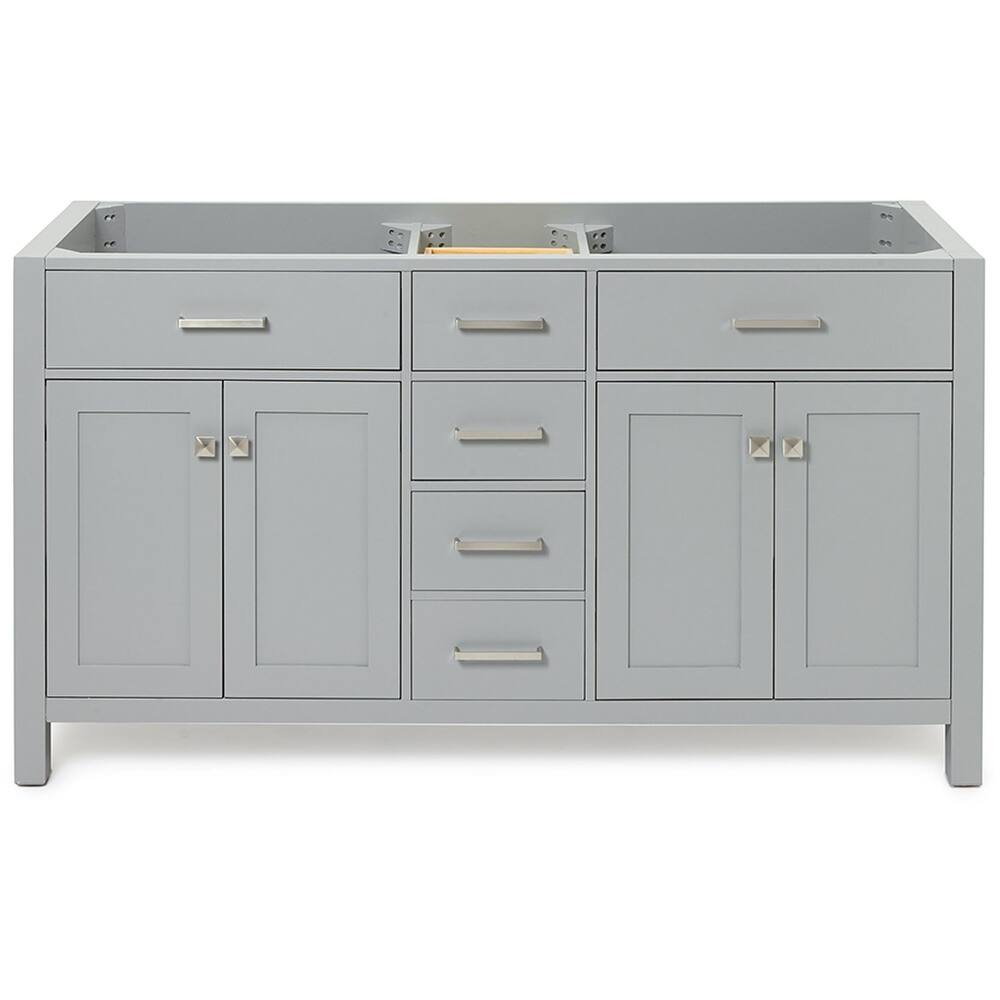 Ariel H060D-BC Bristol 60" Double Free Standing Vanity Cabinet Only