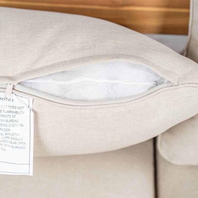 Outdoor Acacia Wood Loveseat