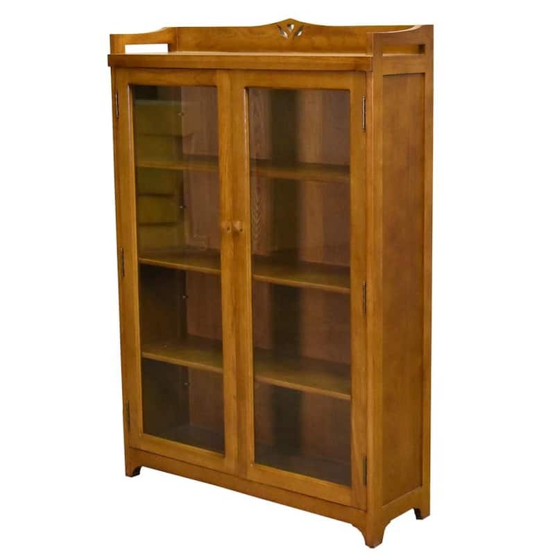 Mission Bookcase / Curio Cabinet - Cherry