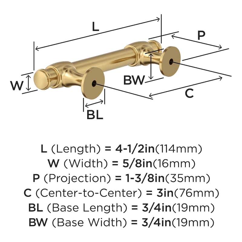 Amerock Winsome Kitchen Cabinet Pull