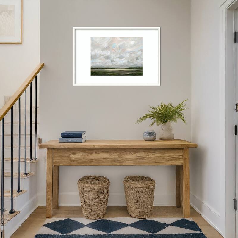 Muted Prairie by Nicole Walsh Wood Framed Wall Art Print