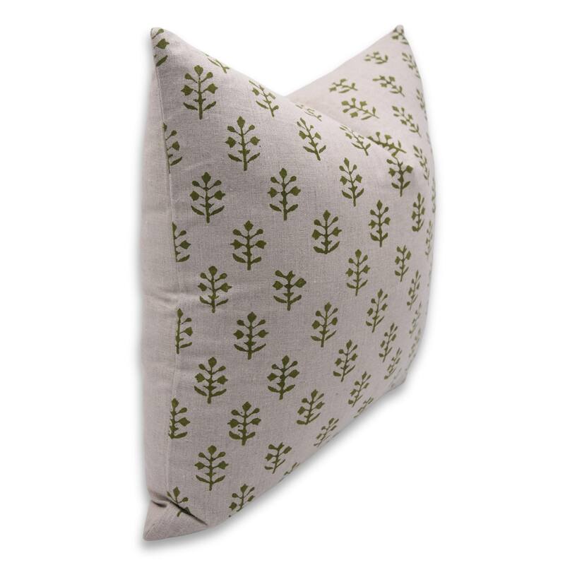 Linen Boho Block print pillow Cover - Jaisalmer