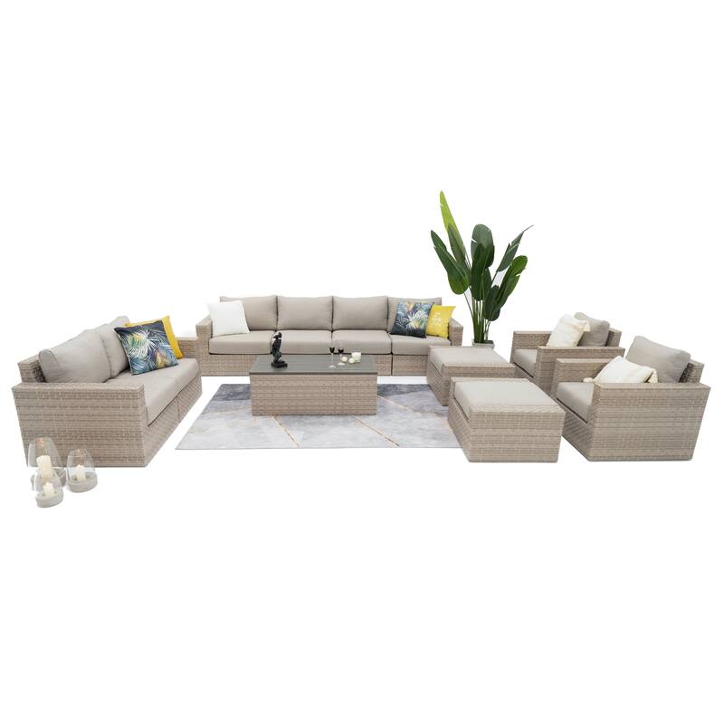Avalon Bay 11-piece Deep Seating Set