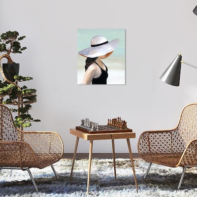 Wynwood Studio 'Island Breeze' Fashion and Glam Wall Art Canvas Print Accessories - White, Black