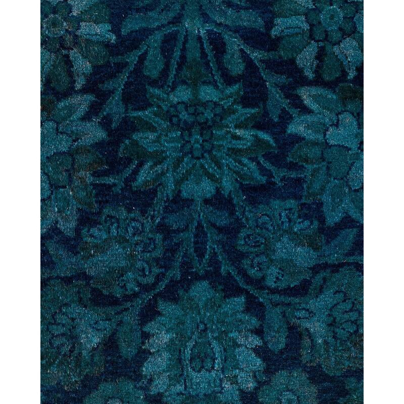 Fine Vibrance, One-of-a-Kind Hand-Knotted Area Rug - Purple, 3' 2" x 5' 2" - 3' 2" x 5' 2"