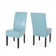 preview thumbnail 15 of 30, Pertica Upholstered T-Stitch Dining Chairs (Set of 2) by Christopher Knight Home