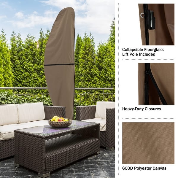 corona extra vinyl 6 ft patio umbrella Corona Premier Patio Umbrella with Valence, Gray
