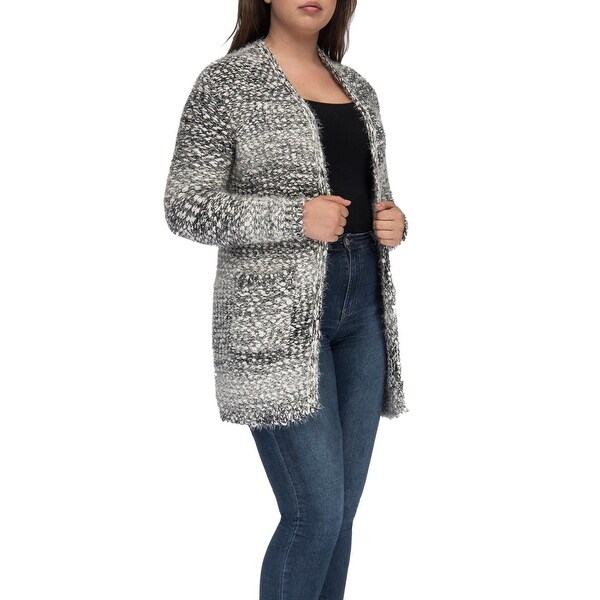 plus size eyelash cardigan