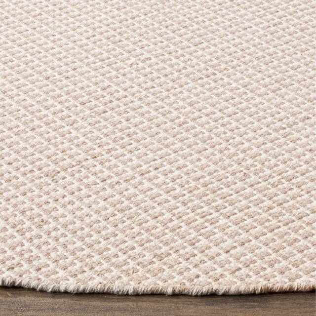 SAFAVIEH Handmade Montauk Rukhsana Flatweave Cotton Fringe Rug