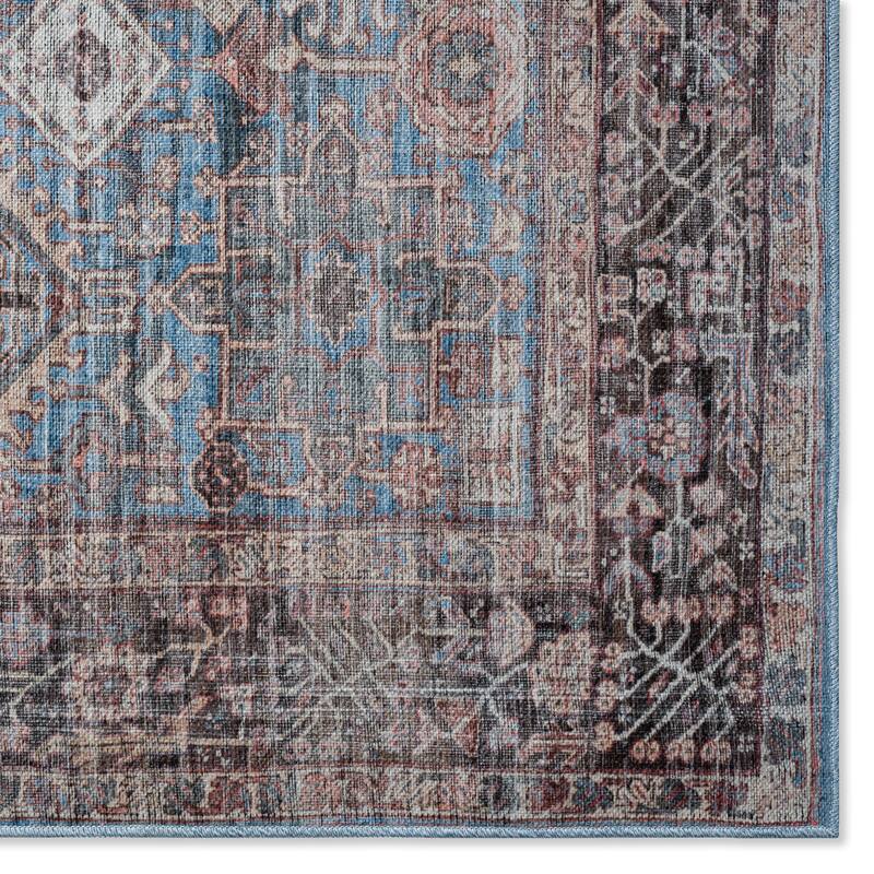 Everwash Callaghan Eve Southwestern Medallion Machine Washable Area Rug