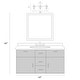 preview thumbnail 29 of 51, Modern 3-Light Bathroom Vanity Light Minimal Globe Glass Wall Sconce