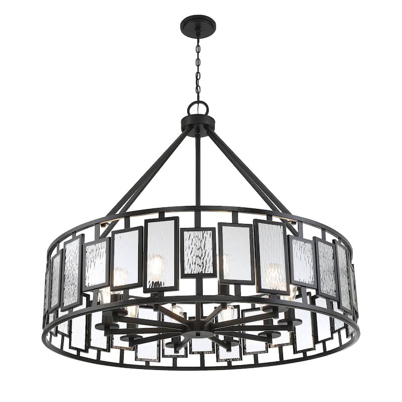 Savoy House 1-1943-10 Deandre 10 Light 45" Wide Drum Chandelier