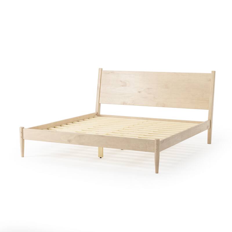 Mid-Century Panel Bed