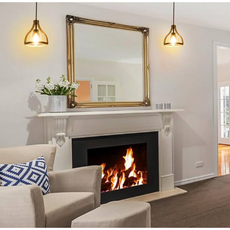 Classic hangable lights oak island lamp glass, metal, wood pendant light