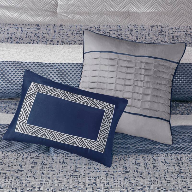 Madison Park Melody 7 Piece Jacquard Comforter Set