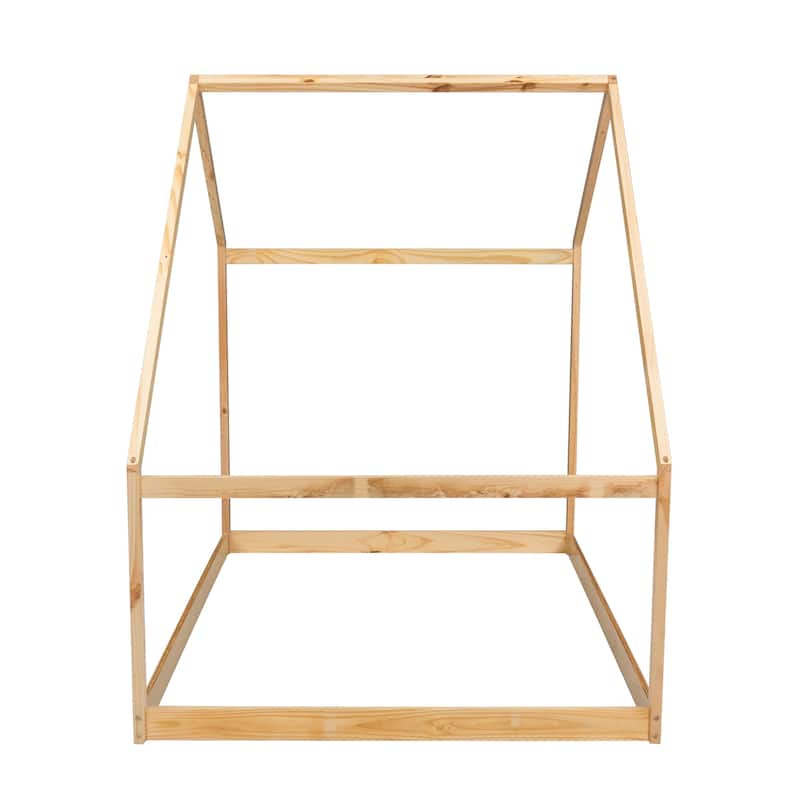 Wooden House Bed without Slat