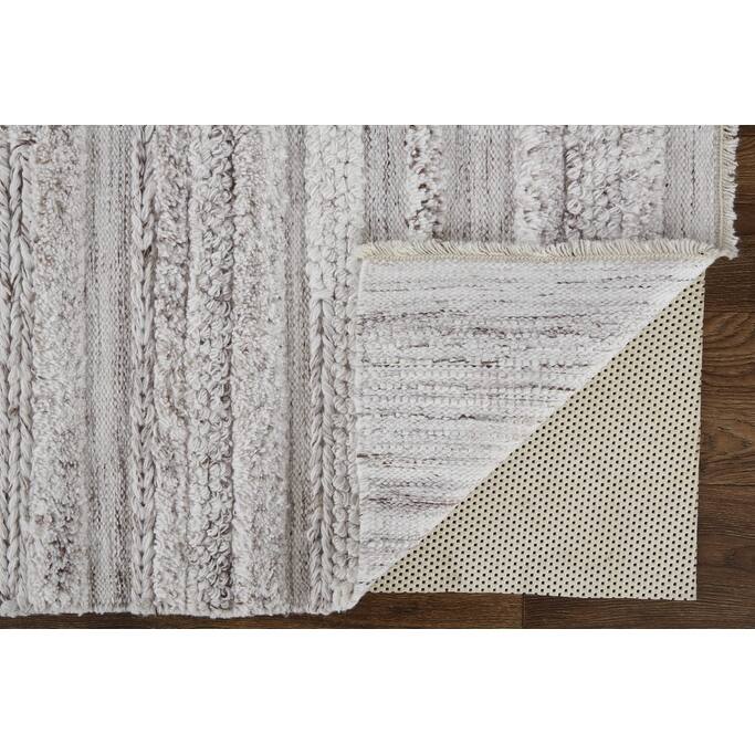 Zume Stain Resistant Woven Area Rug By HomeRoots - 2' x 3'