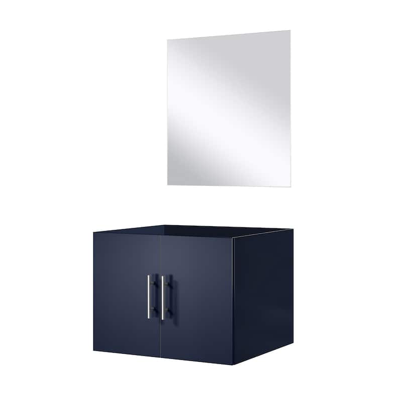 Geneva Bath Vanity No Top and Mirror