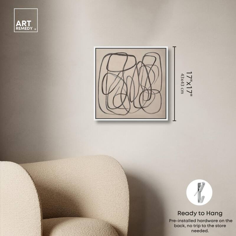Unbroken Line I Canvas by Art Remedy