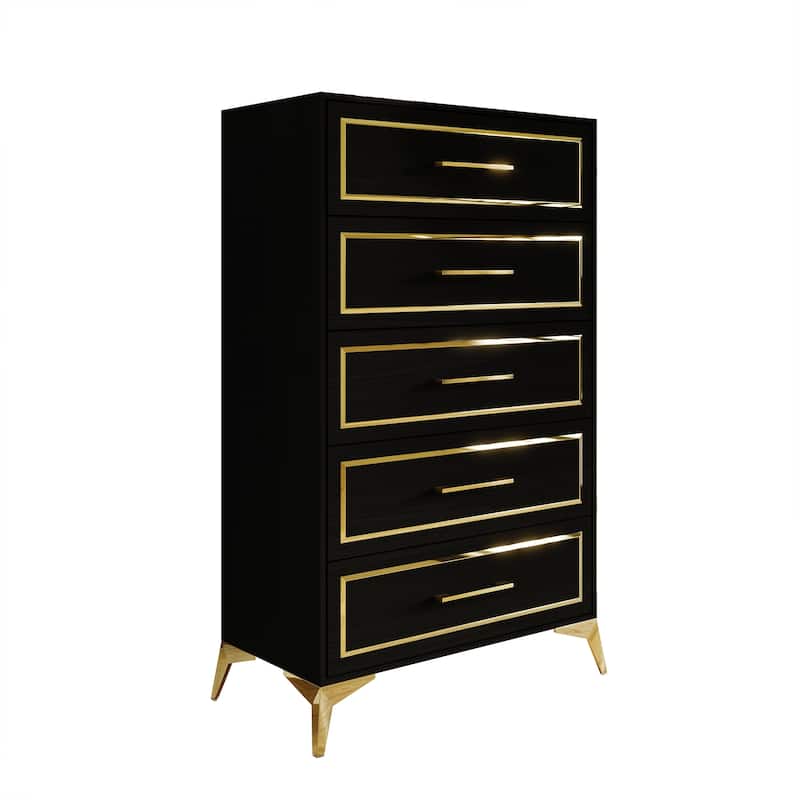 CraftPorch Contemporary Chest with 5 Drawers
