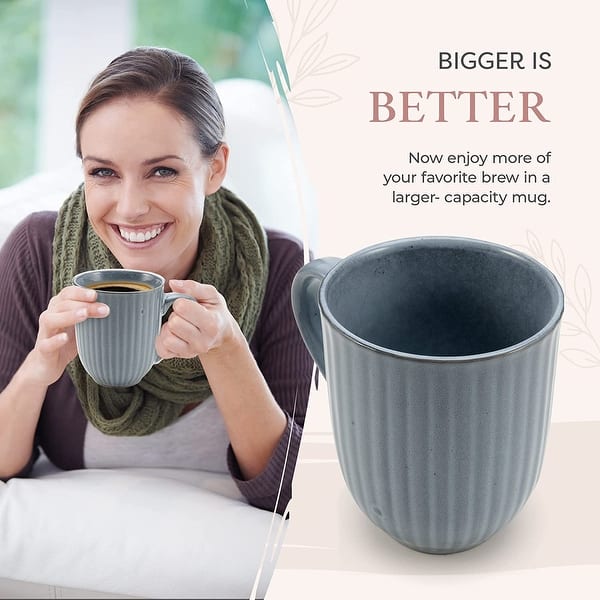 American Atelier 14 oz Large Handle Coffee Mug Set of 4 - Bed Bath & Beyond  - 38192509