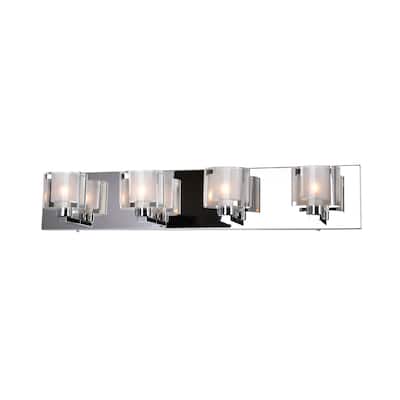 Tina 4 Light Wall Sconce With Chrome Finish