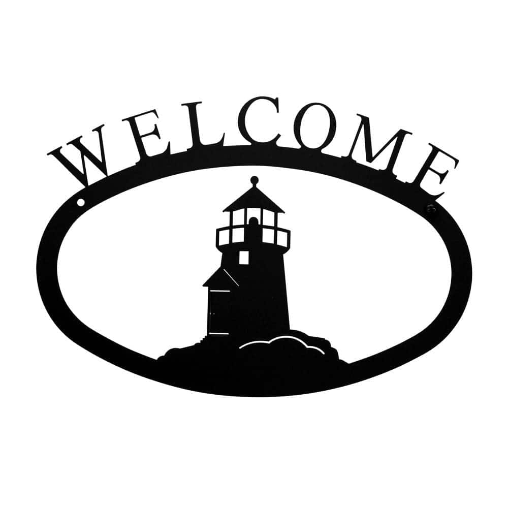 Lighthouse - Welcome Sign Small