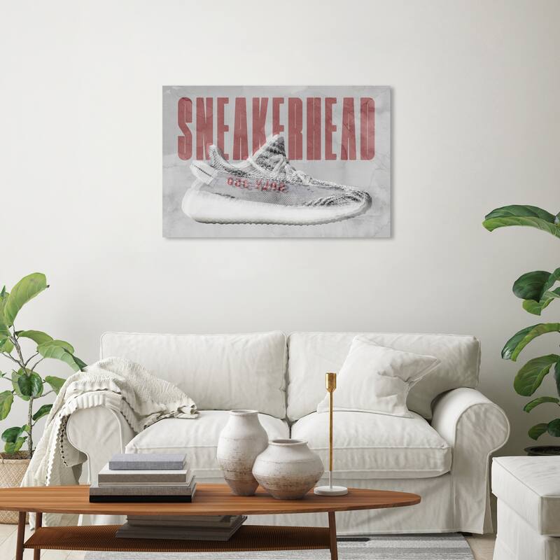 Wynwood Studio Canvas Fashion and Glam Sneakerhead Hype Gray and Modern & Contemporary Wall Art Canvas Print - 20 x 30