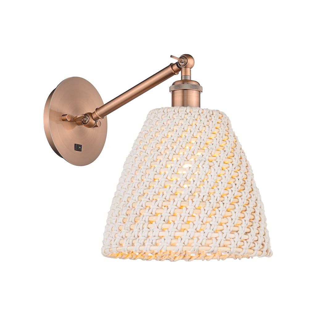 Innovations Lighting Endless Possibilities Ballston - Bristol Natural - 1 Light 9" Adjustable Sconce - Arm Adjusts Up and Down