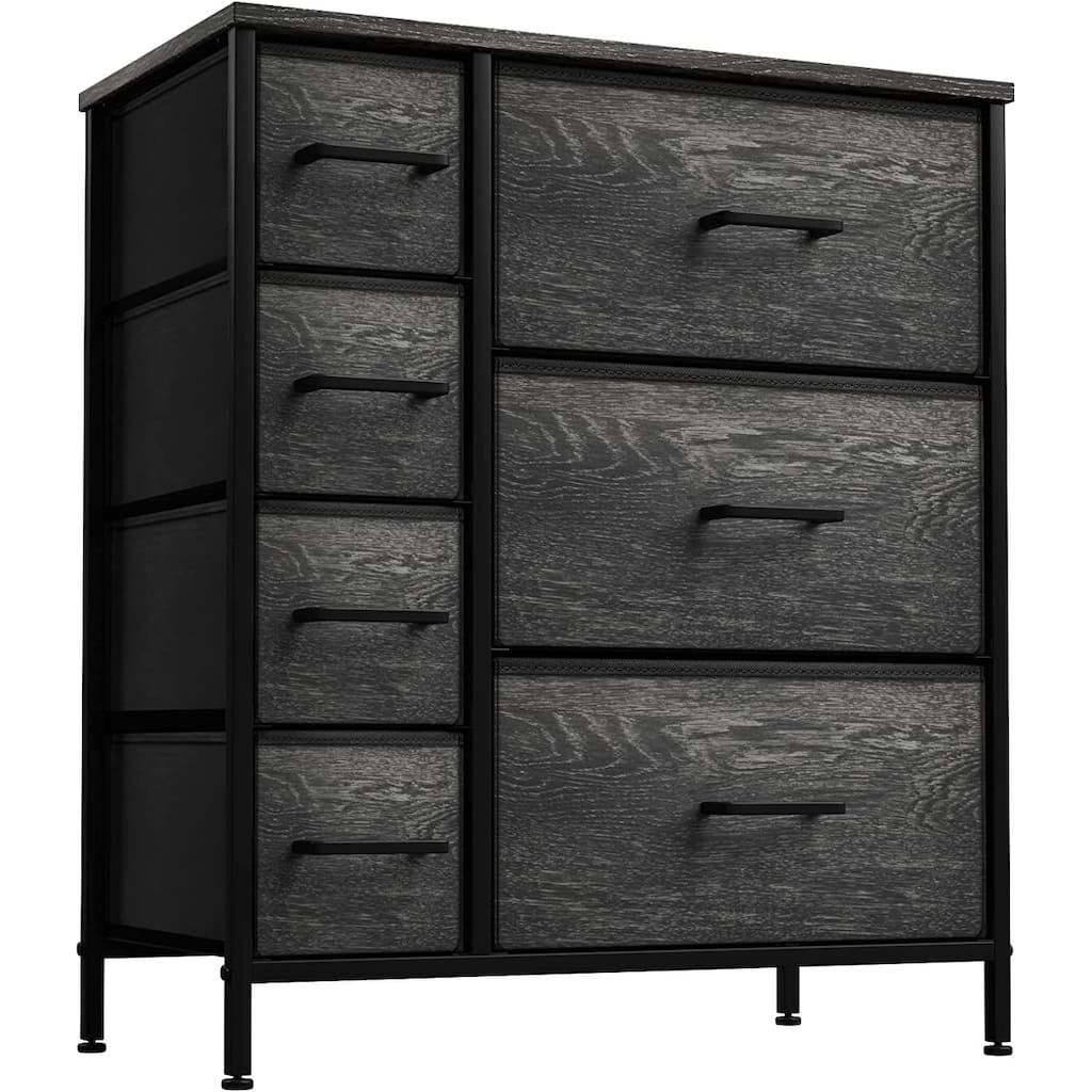 Dresser w/ 7 Drawers - Furniture Storage Tower Unit for Home, Bedroom