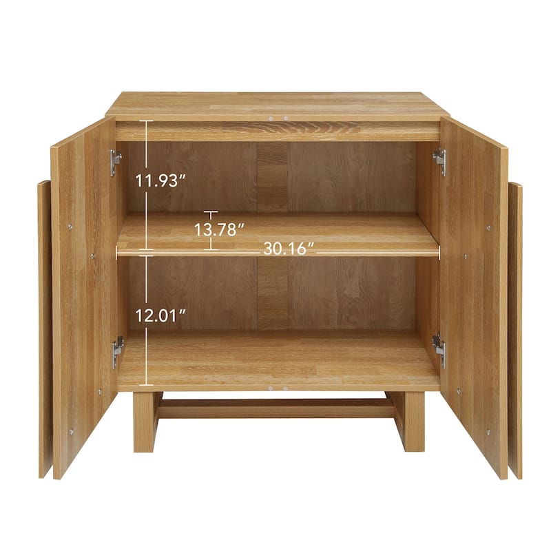 Modern Farmhouse 2 Door Storage Cabinets for Kitchen, Dining Room
