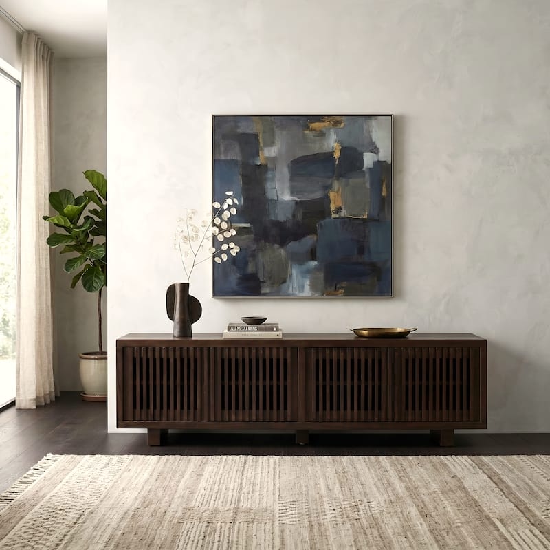 Origins by Alpine Nara 80" TV Console - Walnut