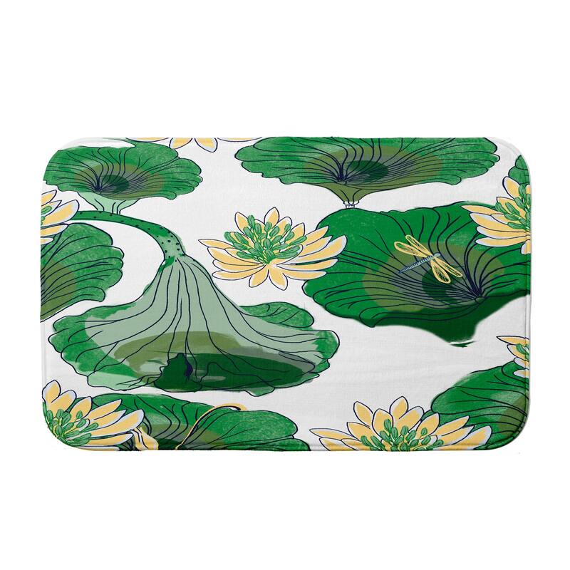 Lotokoi Bath Mat - 21 x 34 - Green
