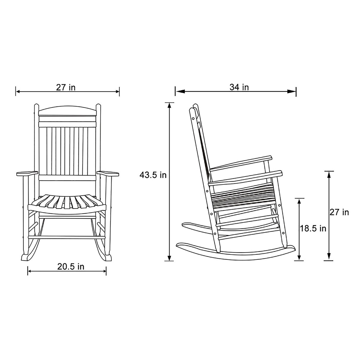Maine porch rocker clearance