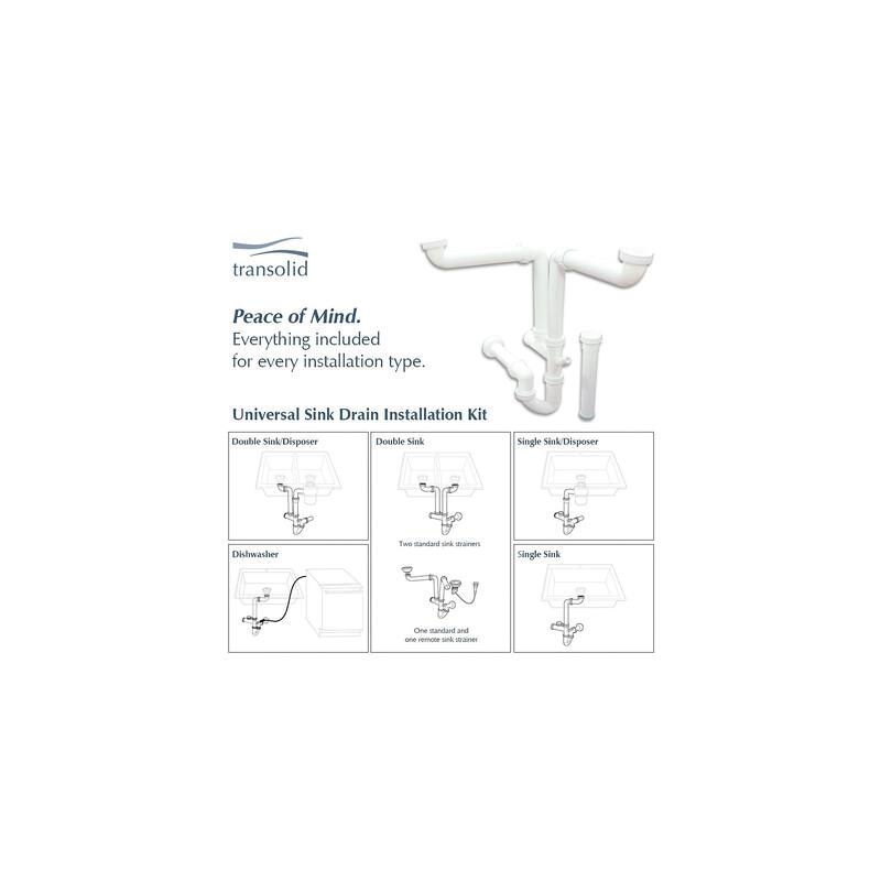 Transolid Porter 18" x 21" Farmhouse/Apron Front Kitchen Sink - 21" x 18" x 10" - 21" x 18" x 10"