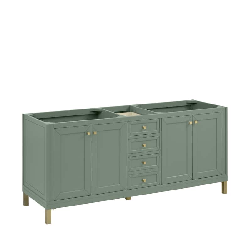 James Martin Vanities 503-V72-3VSL Chicago 72" Free Standing Double
