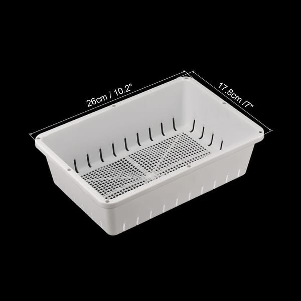 Garden Growing Trays Recyclable Plant Nursery Sprout Tray w Drain Hole