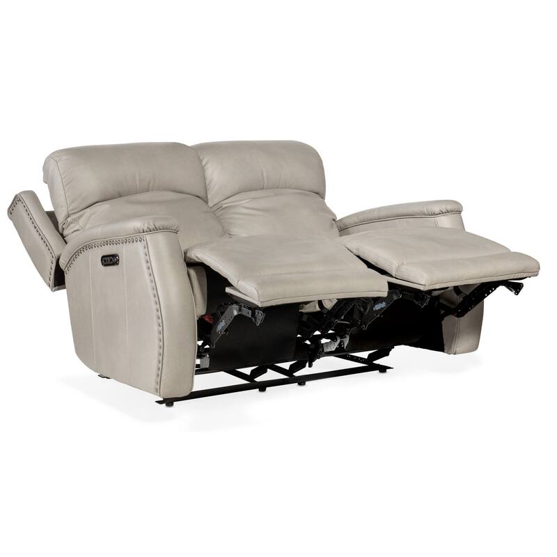 Hooker Furniture SS703-RHEA-POWER-LOVESEAT Rhea 56" Wide Leather Power