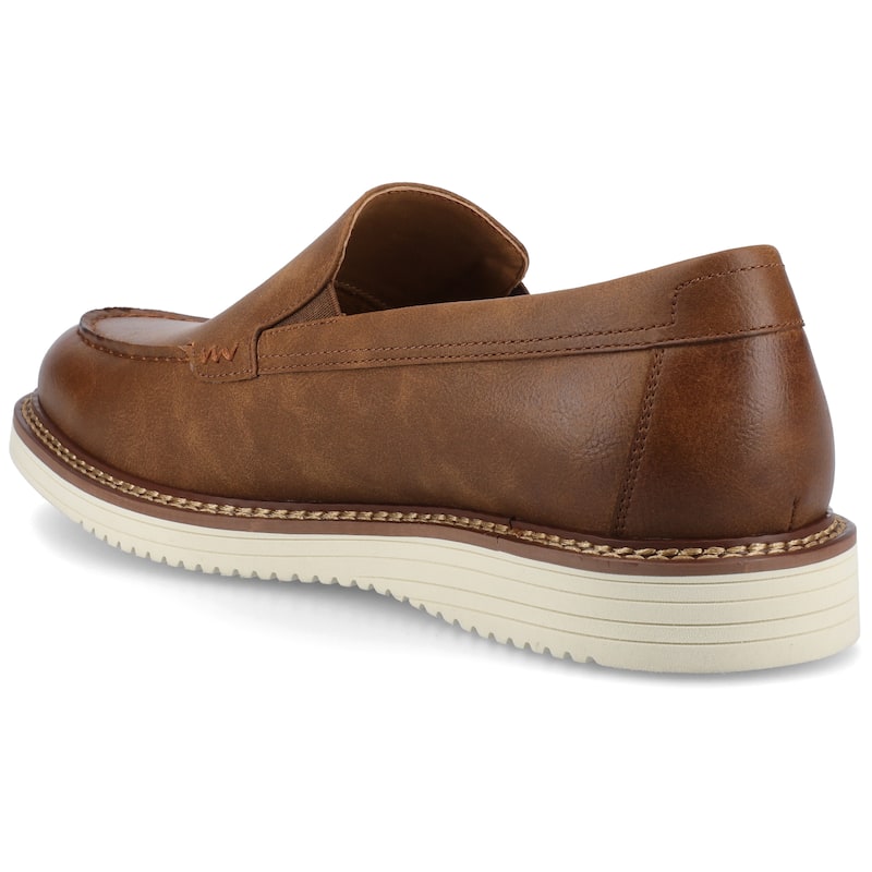 Vance Mens Oneal Medium and Wide Width Slip-on Hybrid Casual Venetian Loafer Dress Shoe