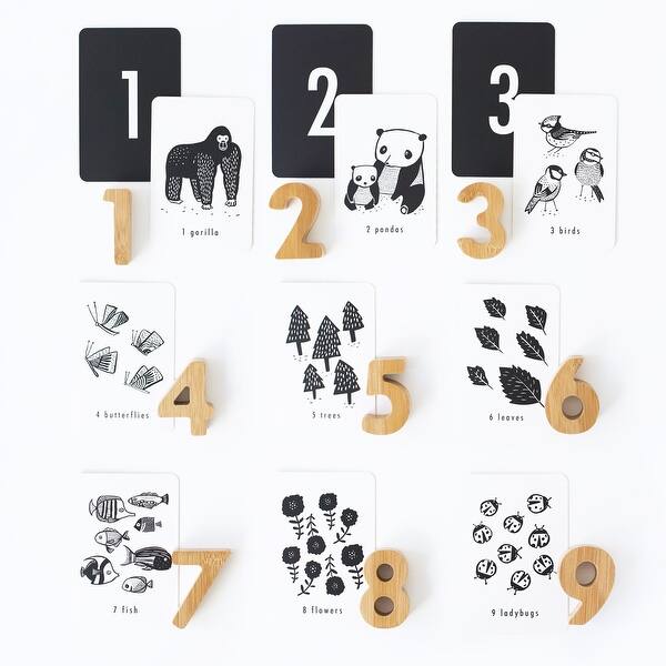 slide 2 of 5, Wee Gallery Counting Adventure Bundle - Black