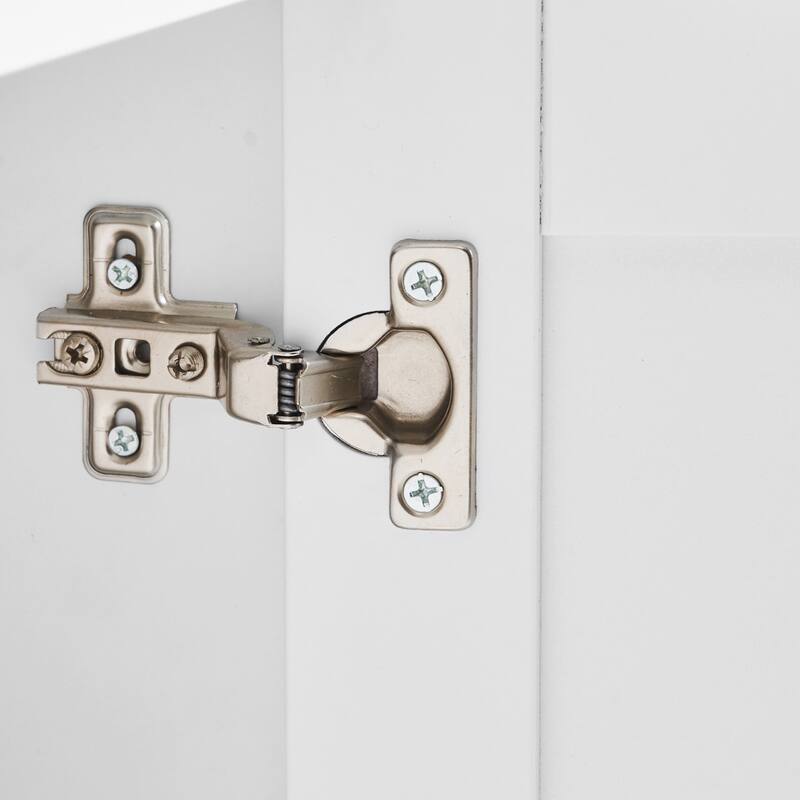 Kitchen Island Cart Storage Cabinet Serving Cart with Drawer & Shelves