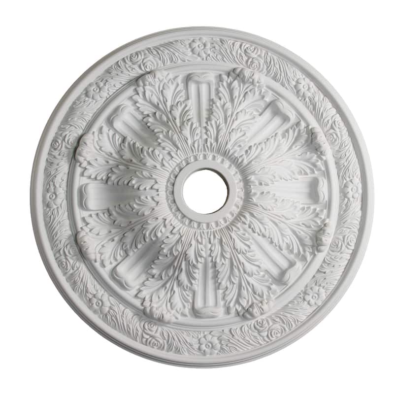 30-inch Floral Acanthus Ceiling Medallion