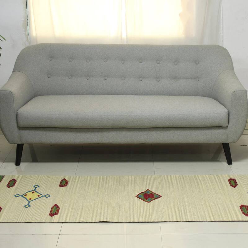 Handmade Kites Wool runner (India ) Big Bed Bath & Beyond 32486604