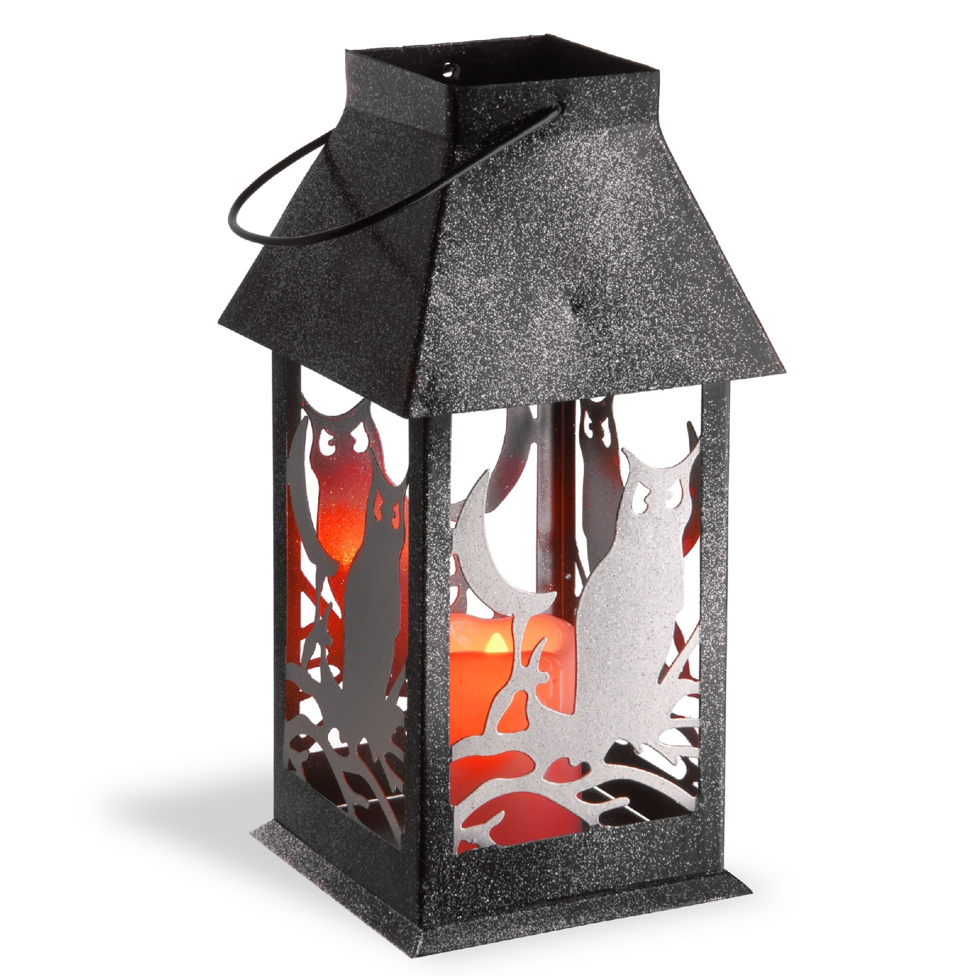 Shop 12 Owl Lantern Led Lights N A Free Shipping On Orders