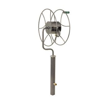 Shop Yard Butler Sr 360 Free Standing Hose Reel Steel Silver