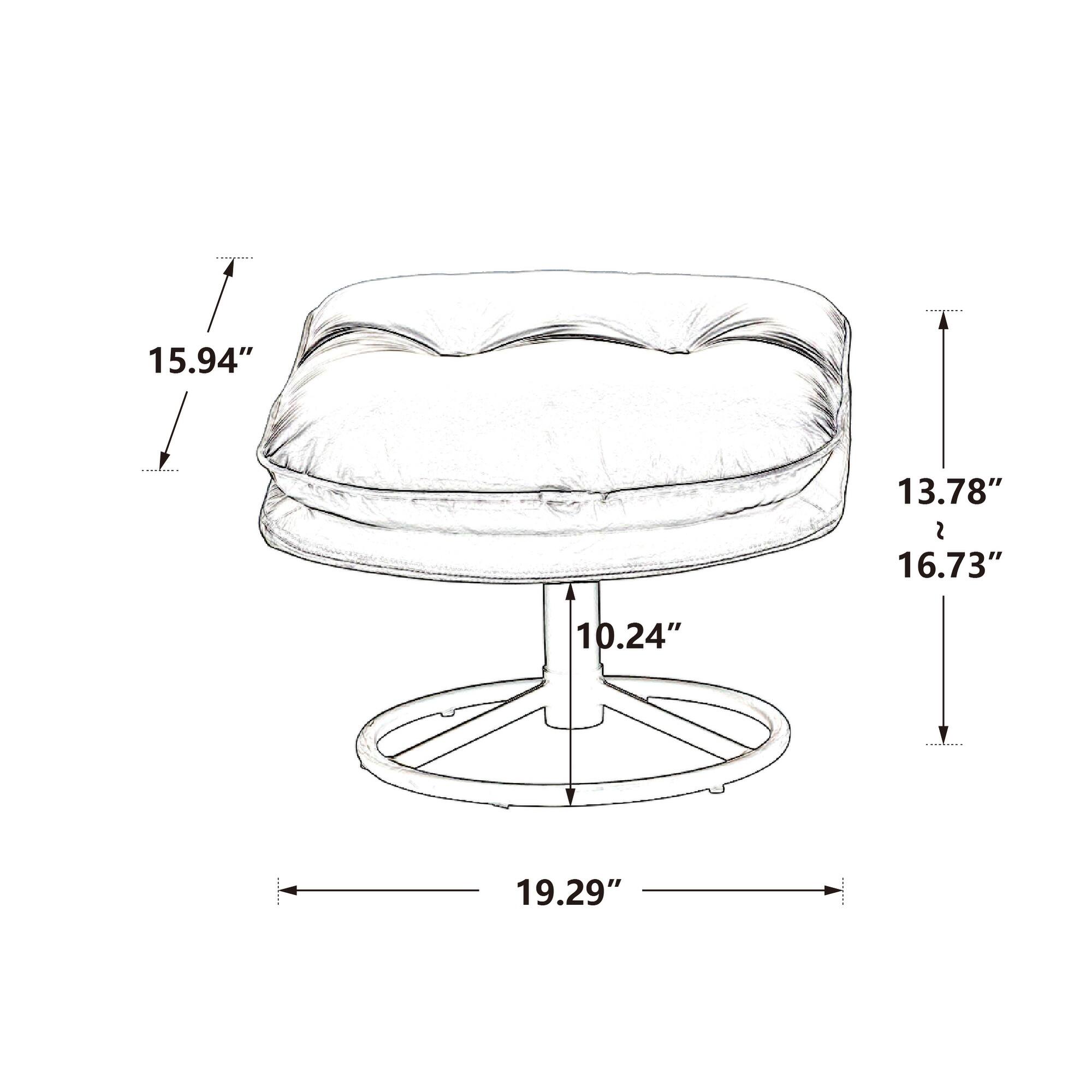 Velvet Accent Single Sofa Chair Modular Suture Swivel Egg Chair Sofa