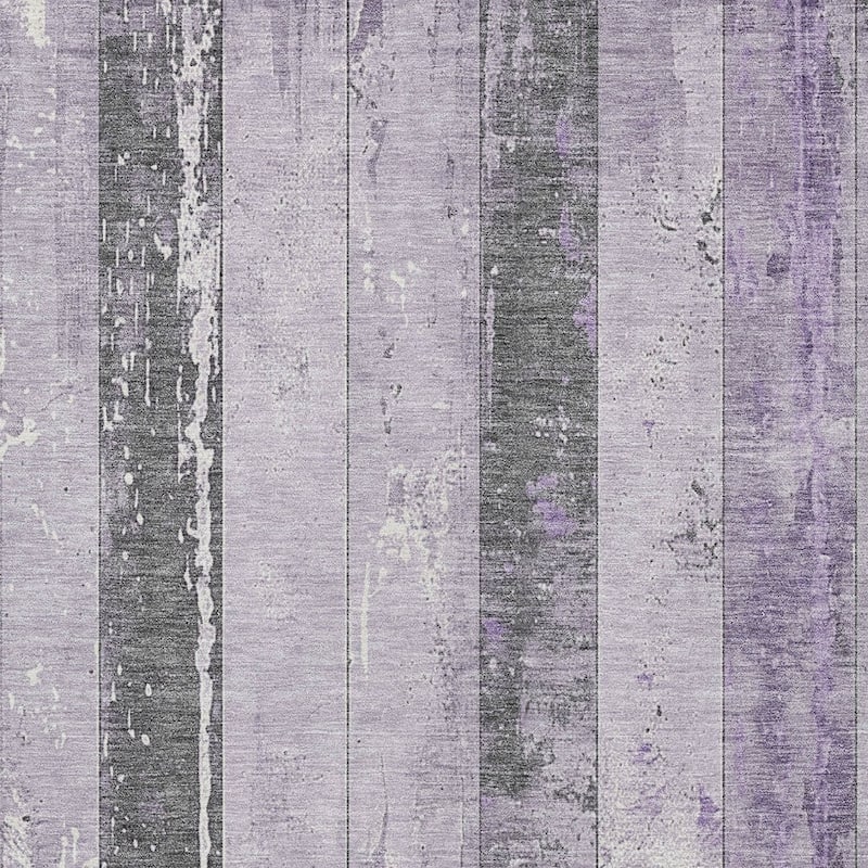 HomeRoots Striped Transitional Rectangle Outdoor Rug