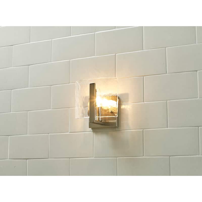 Golden Lighting Aenon 1-light Wall Sconce in Pewter