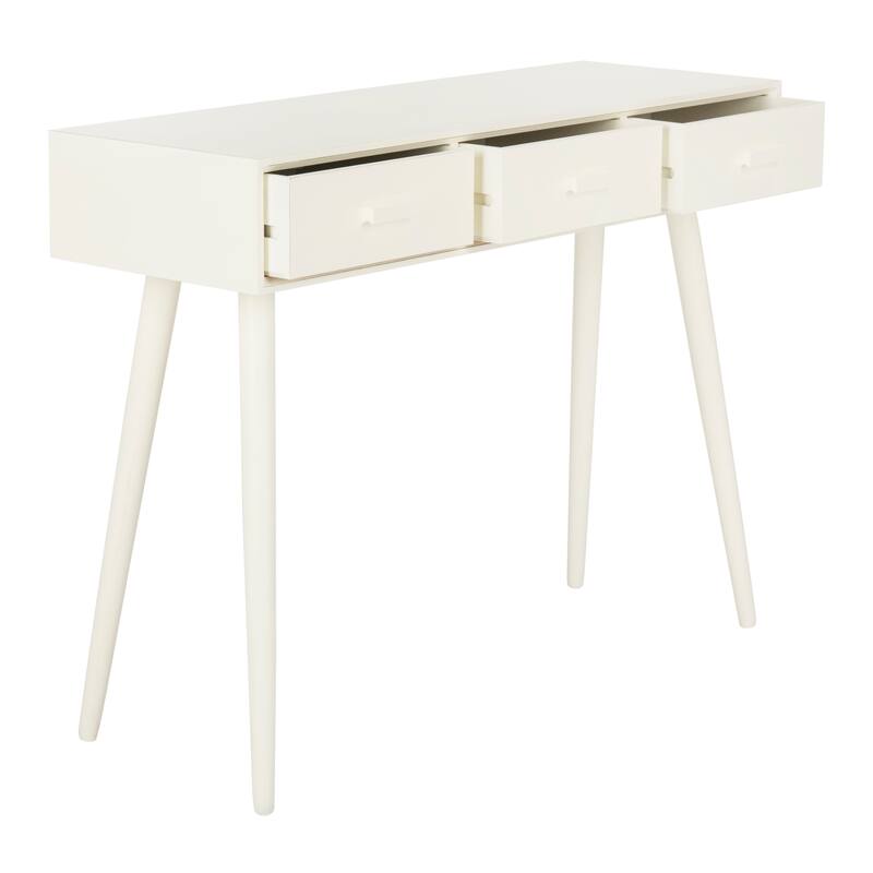 SAFAVIEH Hennie 3-Drawer Console Table - 41.8" x 14.3" x 32" - 42"W x 14"D x 32"H