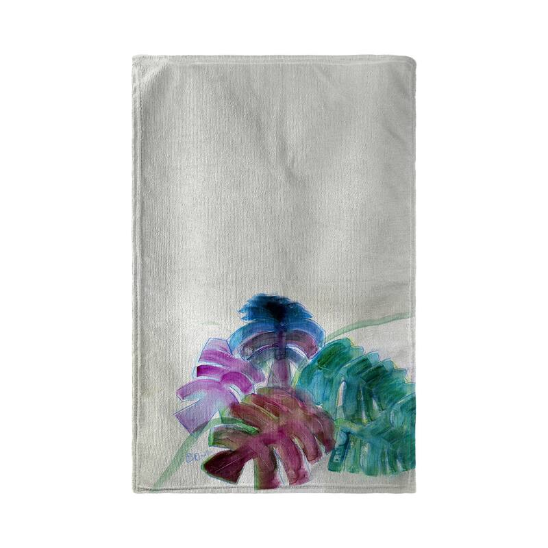 Monstera Leaves Kitchen Towel - 16x25